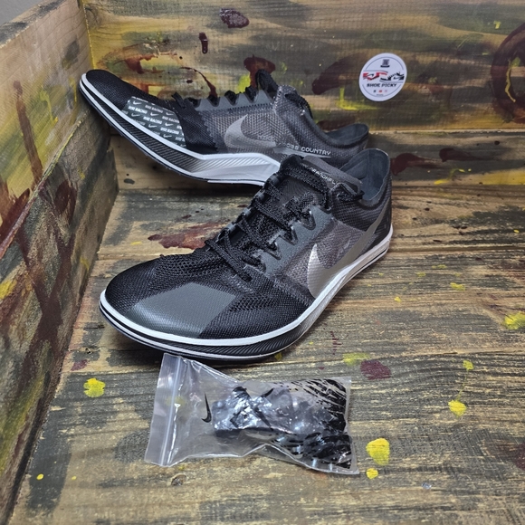 Nike Other - Nike ZoomX Dragonfly XC Spikes ‘Black Metallic Silver’ DX7992-001 Men Sz 11 New‎